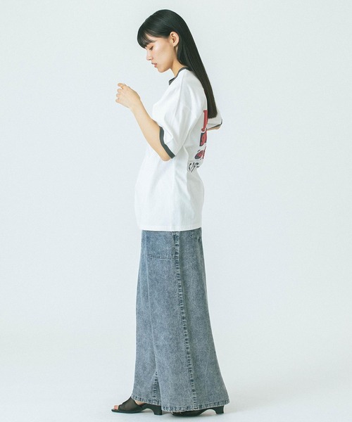 ROSE BUD(ローズバッド)の「【WEB・一部店舗限定】PUFF PRINT S/S TEE(Tシャツ/カットソー・レディース・ホワイト/ベージュ・ONE SIZE)」の8枚目の写真