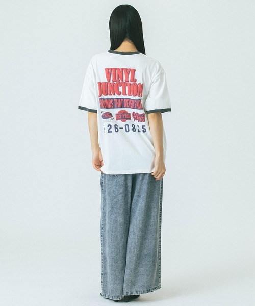ROSE BUD(ローズバッド)の「【WEB・一部店舗限定】PUFF PRINT S/S TEE(Tシャツ/カットソー・レディース・ホワイト/ベージュ・ONE SIZE)」の9枚目の写真
