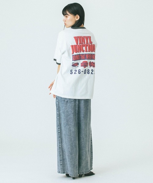 ROSE BUD(ローズバッド)の「【WEB・一部店舗限定】PUFF PRINT S/S TEE(Tシャツ/カットソー・レディース・ホワイト/ベージュ・ONE SIZE)」の10枚目の写真