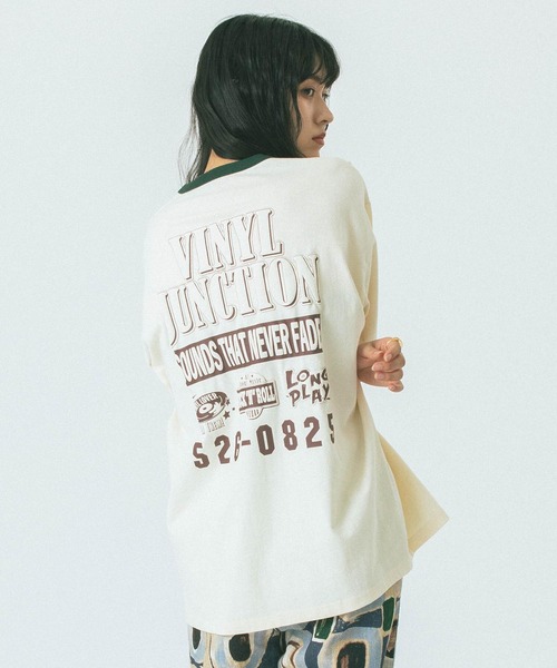 ROSE BUD(ローズバッド)の「【WEB・一部店舗限定】PUFF PRINT S/S TEE(Tシャツ/カットソー・レディース・ホワイト/ベージュ・ONE SIZE)」の11枚目の写真