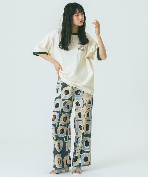 ROSE BUD(ローズバッド)の「【WEB・一部店舗限定】PUFF PRINT S/S TEE(Tシャツ/カットソー・レディース・ホワイト/ベージュ・ONE SIZE)」の12枚目の写真