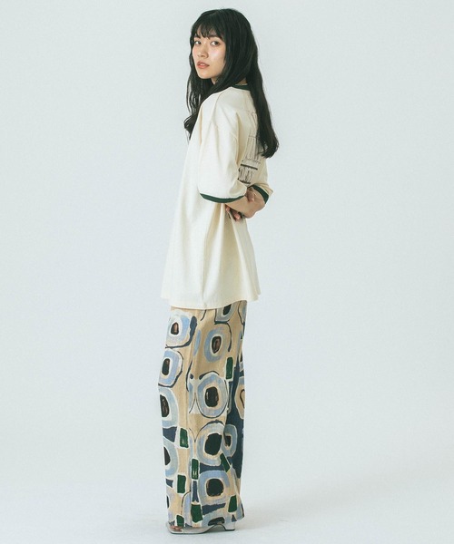 ROSE BUD(ローズバッド)の「【WEB・一部店舗限定】PUFF PRINT S/S TEE(Tシャツ/カットソー・レディース・ホワイト/ベージュ・ONE SIZE)」の15枚目の写真