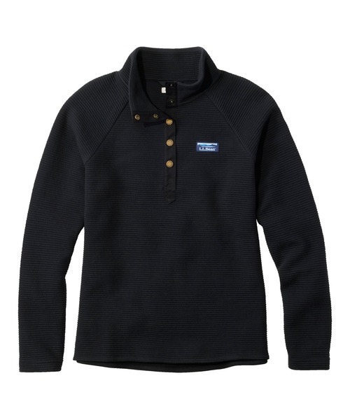 L.L.Bean(エルエルビーン)の「レイクウォッシュ・ダブルニット・クォータースナップ 米国フィット・プチ(その他トップス・レディース・ブルー/ダークブラック/オートミール/ネイビー・SMALL/MEDIUM/X-SMALL)」の21枚目の写真