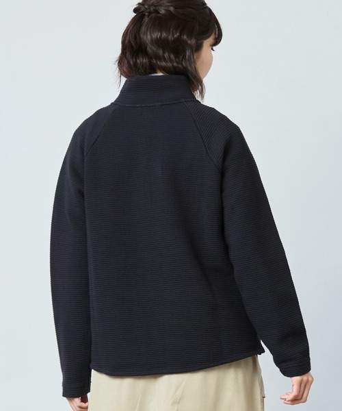 L.L.Bean(エルエルビーン)の「レイクウォッシュ・ダブルニット・クォータースナップ 米国フィット・プチ(その他トップス・レディース・ブルー/ダークブラック/オートミール/ネイビー・SMALL/MEDIUM/X-SMALL)」の14枚目の写真