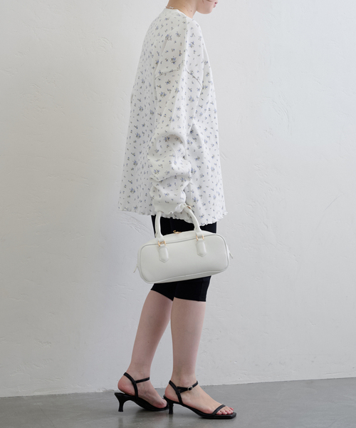 U by SPICK&SPAN（ユーバイスピックアンドスパン）の「《追加2》ワッフルオーバートップス（Tシャツ/カットソー・レディース・ブルー/マルチ・FREE）」の7枚目の写真