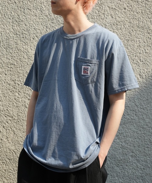 FUSE(フューズ)の「【BIG BILL/ビッグ ビル】別注ポケットTEE(Tシャツ/カットソー・メンズ・ネイビー/ホワイト/ブラック・02/03)」の3枚目の写真