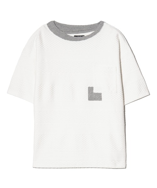 Boat Neck Layered T-Shirt / ボートネックレイヤードTシャツ（T