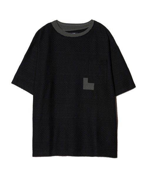 Boat Neck Layered T-Shirt / ボートネックレイヤードTシャツ