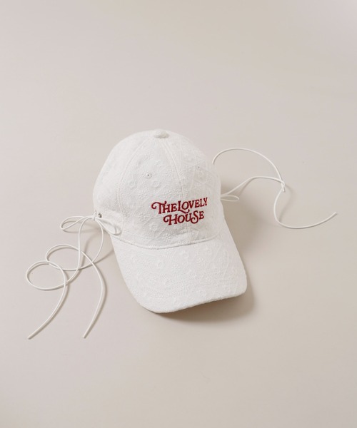 WC（ダブル シー）の「サイドリボンコットンレースキャップ（キャップ・レディース・ホワイト・FREE）」の15枚目の写真