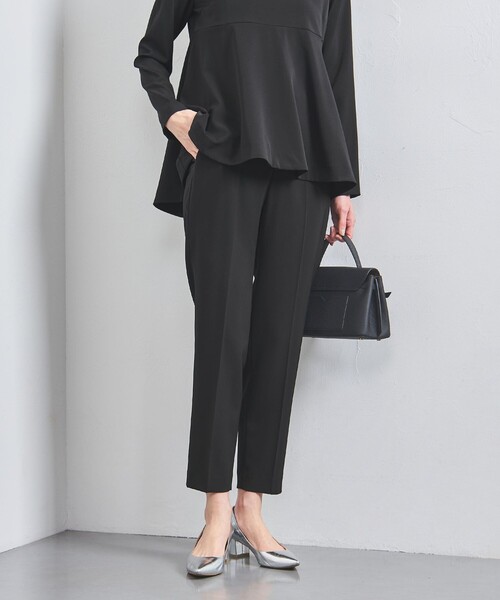 UNITED ARROWS（ユナイテッドアローズ）の「FEEL CLEAN スリム パンツ（スラックス・レディース・ネイビー/ブラック・40/38/36/34）」の4枚目の写真
