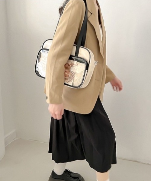 LAMPOON】クリアボストンバッグ（ボストンバッグ）｜VIBGYOR
