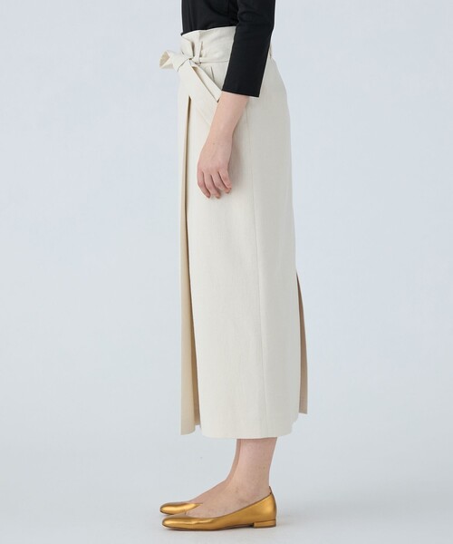 まるこめ　Ballsey ロングスカート　美品 セール】ペイズリーマトラッセ ギャザーロングスカート