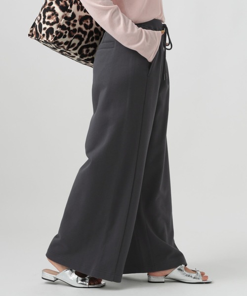 BAYFLOW（ベイフロー）の「スウェットワイドパンツ（スウェットパンツ・レディース・オートミール/チャコール/杢グレー・FREE）」の17枚目の写真