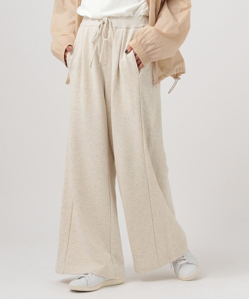 BAYFLOW（ベイフロー）の「スウェットワイドパンツ（スウェットパンツ・レディース・オートミール/チャコール/杢グレー・FREE）」の22枚目の写真