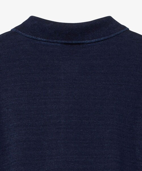 LACOSTE（ラコステ）の「インディゴ 鹿の子ポロドレス マキシ丈ワンピース フレア Iライン（シャツワンピース・レディース・ブルー/ダークネイビー・40/38/36/34）」の9枚目の写真