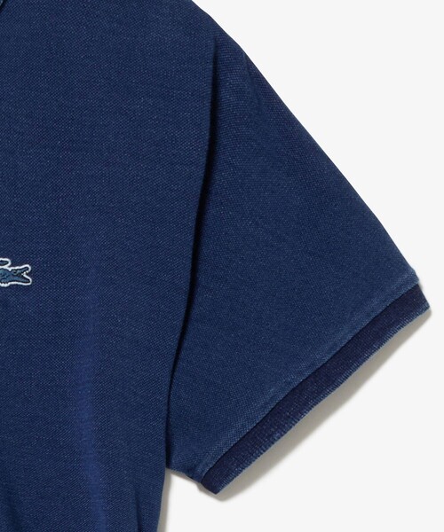 LACOSTE（ラコステ）の「インディゴ 鹿の子ポロドレス マキシ丈ワンピース フレア Iライン（シャツワンピース・レディース・ブルー/ダークネイビー・40/38/36/34）」の19枚目の写真