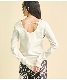 Settimissimo | バックオープン ホックデザイン プルオーバー(Tシャツ/カットソー)