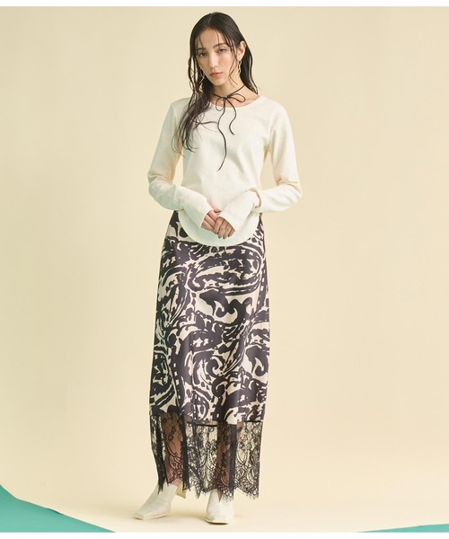 Settimissimo（セッティミッシモ）の「バックオープン ホックデザイン プルオーバー（Tシャツ/カットソー・レディース・ブラック/アイボリー・FREE）」の18枚目の写真