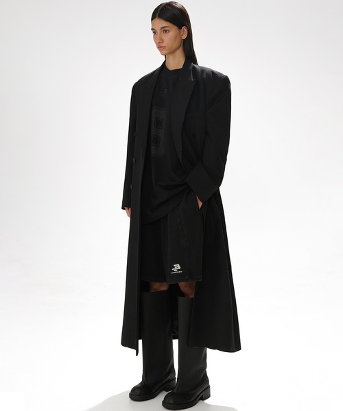 MASONPRINCE（メイソンプリンス）の「ルーズフィット シンプルロゴ スウェットショーツ DK3115【MASONPRINCE】（スウェットパンツ・メンズ・ライトブルー/ブラック・L/M/S）」の10枚目の写真