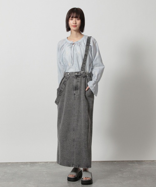 LAKOLE(ラコレ)の「フラワー刺繍ブラウス / 327798(シャツ/ブラウス・レディース・ライトブルー/ブラック/アイボリー・FREE)」の18枚目の写真