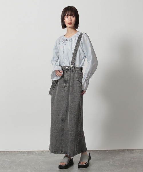 LAKOLE(ラコレ)の「フラワー刺繍ブラウス / 327798(シャツ/ブラウス・レディース・ライトブルー/ブラック/アイボリー・FREE)」の19枚目の写真