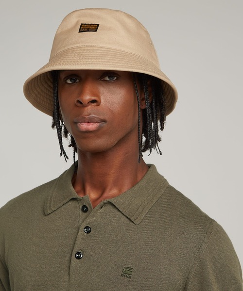 G-STAR(ジースター)の「KNITTED POLO/ワンポイントリネンニットポロ(ポロシャツ・メンズ・ブラウン系その他・LARGE/MEDIUM/SMALL/X-LARGE/X-SMALL)」の3枚目の写真