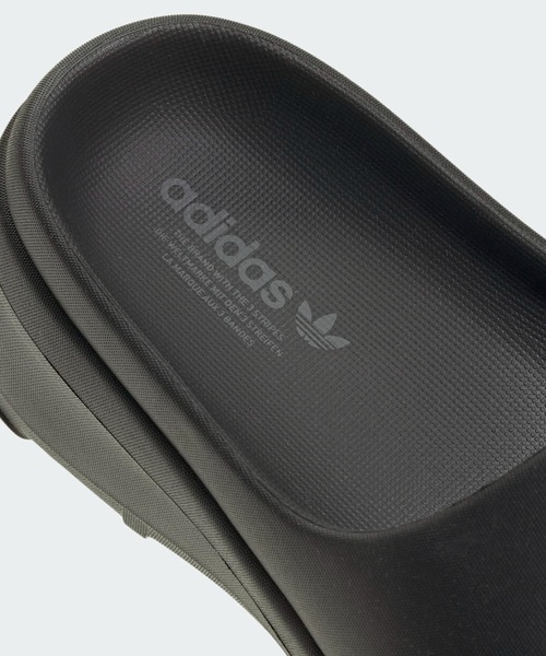 アディダス　厚底　ADIFOM STAN SLIDES ブラック セール】Adifom スタン サンダル / Adifom Stan Slides / 厚底
