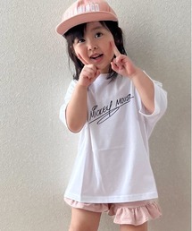 MICKEY MOUSE（ミッキーマウス）の「MICKEY MOUSE ミッキーマウス オーバーＴシャツ KIDS（Tシャツ/カットソー・キッズ）」