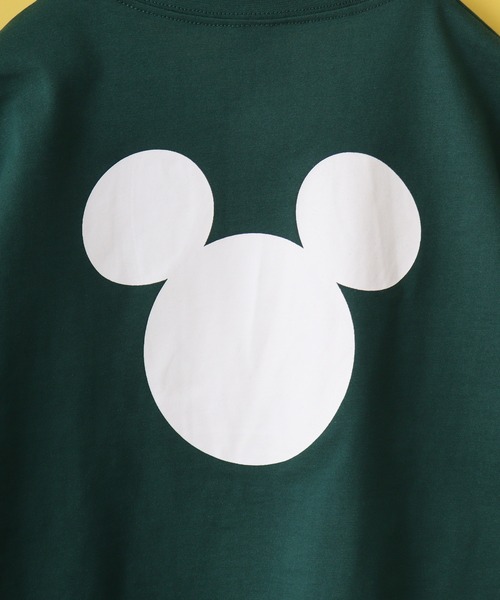 MICKEY MOUSE(ミッキーマウス)の「MICKEY MOUSE ミッキーマウス オーバー半袖Tシャツ KIDS(Tシャツ/カットソー・キッズ・ブラック/ダークグリーン/オフホワイト/杢グレー/オレンジ/チャコール・110/120/130/140/150/160)」の22枚目の写真