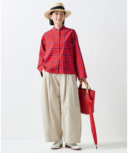 サニークラウズ　赤いチェックのワンピースとベスト2点セット Sunny clouds（サニークラウズ）の「サニークラウズ 赤い