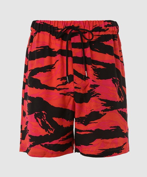 TAKAHIROMIYASHITATheSoloIst.（タカヒロミヤシタザソロイスト）の「hawaiian shorts.(tiger camouflage)（その他パンツ・メンズ・ブルー系その他/イエロー系その他/オレンジ系その他/レッド系その他/ブラック×ホワイト/グリーン系その他・48/46）」の6枚目の写真