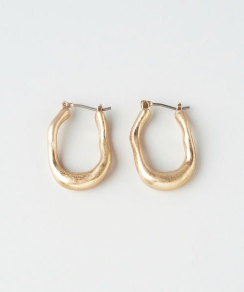 mogami Peace Hoop フープピアス（両耳用） イエローゴールド Peace Hoop フープピアス（両耳用） | mogami