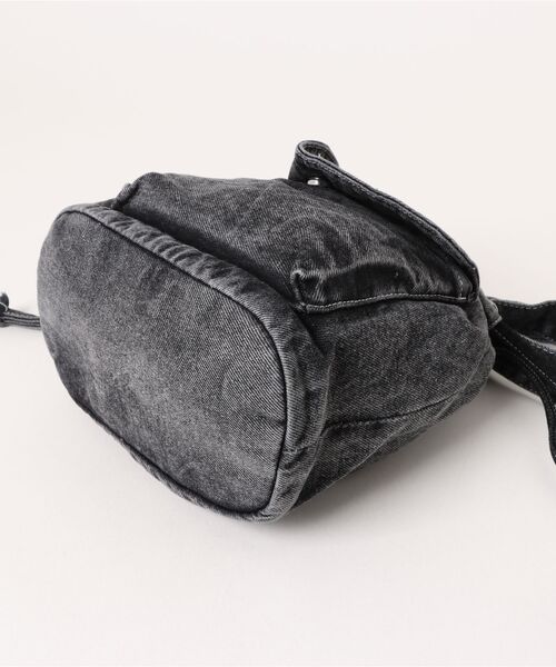 Mignonjour（ミニョンジュール）の「Mignonjour/デニム巾着バッグ M2720（ハンドバッグ・レディース・ライトブルー/ブラック/ブルー・FREE）」の13枚目の写真
