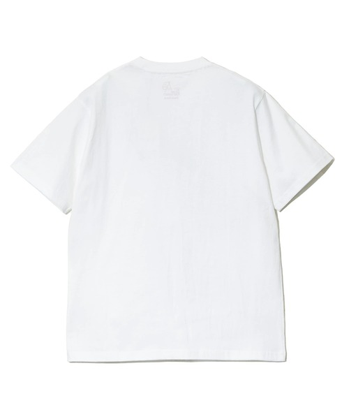 go slow caravan（ゴースローキャラバン）の「DOMDOM × gsc びたびたバターフィッシュ猫TEE（Tシャツ/カットソー・メンズ・ブルー/ホワイト・X-LARGE/LARGE/MEDIUM）」の8枚目の写真