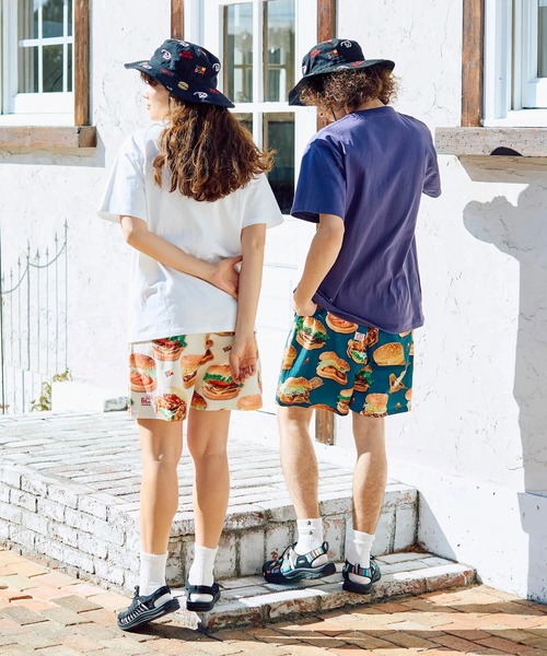 go slow caravan（ゴースローキャラバン）の「DOMDOM × gsc びたびたバターフィッシュ猫TEE（Tシャツ/カットソー・メンズ・ブルー/ホワイト・X-LARGE/LARGE/MEDIUM）」の7枚目の写真