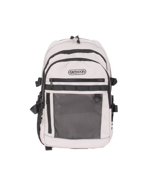 OUTDOOR PRODUCTS(アウトドアプロダクツ)の「アウトドア【OUTDOOR】バックパック 30L(バックパック/リュック・レディース・ブラック/ブラック×ホワイト/ライトグレー/レッド・フリ-)」の1枚目の写真