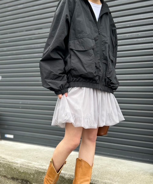 Kotoe（コトエ）の「チュールバルーンスカート ミニ グレー ブラック（スカート・レディース・ブラック/ライトグレー・FREE）」の15枚目の写真