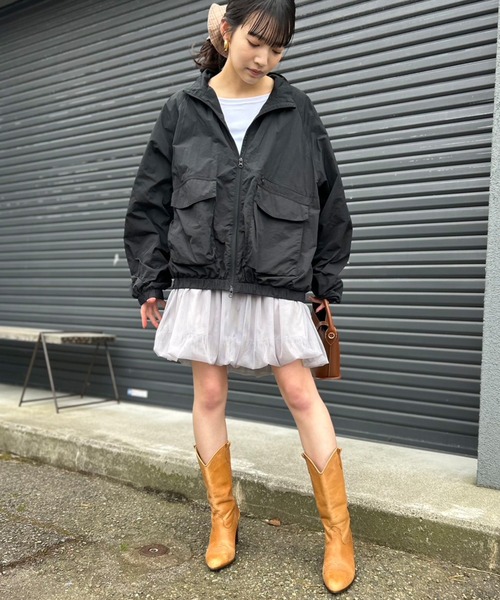 Kotoe（コトエ）の「チュールバルーンスカート ミニ グレー ブラック（スカート・レディース・ブラック/ライトグレー・FREE）」の12枚目の写真