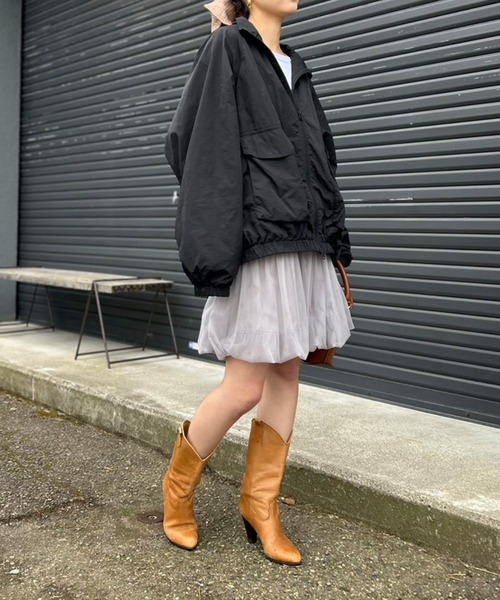 Kotoe（コトエ）の「チュールバルーンスカート ミニ グレー ブラック（スカート・レディース・ブラック/ライトグレー・FREE）」の14枚目の写真