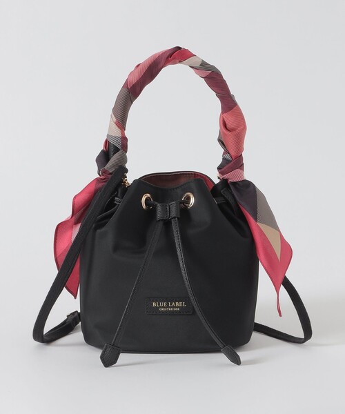 BLUE LABEL CRESTBRIDGE（ブルーレーベルクレストブリッジ）の「ナイロンスカーフミニコロン（ショルダーバッグ・レディース・ブラック/ピンク系その他3/ネイビー・FREE）」の10枚目の写真