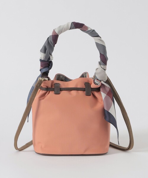BLUE LABEL CRESTBRIDGE（ブルーレーベルクレストブリッジ）の「ナイロンスカーフミニコロン（ショルダーバッグ・レディース・ブラック/ピンク系その他3/ネイビー・FREE）」の14枚目の写真