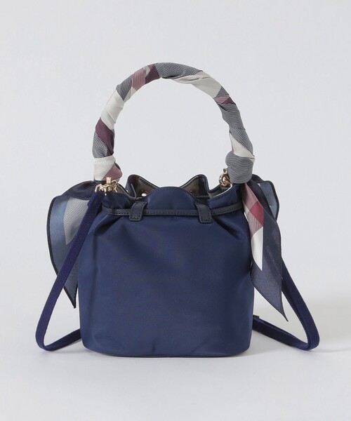 BLUE LABEL CRESTBRIDGE（ブルーレーベルクレストブリッジ）の「ナイロンスカーフミニコロン（ショルダーバッグ・レディース・ブラック/ピンク系その他3/ネイビー・FREE）」の21枚目の写真