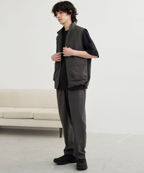 coen（コーエン）の「【C.Mt】AIRCOメッシュストレッチベスト　通気性/防しわ機能付き（ベスト・メンズ・ブラック/ベージュ/ダークグレー・L/M）」の12枚目の写真