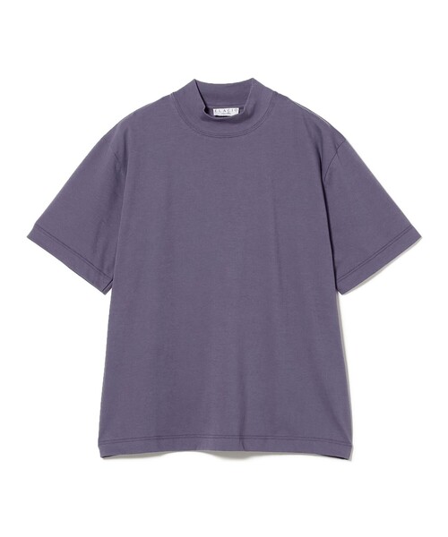 BEAMS F(ビームスエフ)の「ELACIO / モックネック Tシャツ(Tシャツ/カットソー・メンズ・チャコールグレー/ブラック/グレー系その他/ホワイト/ベージュ/パープル系その他5・4/5/3)」の1枚目の写真