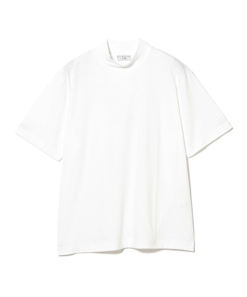 BEAMS F(ビームスエフ)の「ELACIO / モックネック Tシャツ(Tシャツ/カットソー・メンズ・チャコールグレー/ブラック/グレー系その他/ホワイト/ベージュ/パープル系その他5・4/5/3)」の7枚目の写真