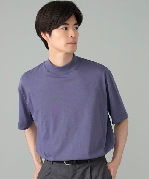 セール】ELACIO / モックネック Tシャツ（Tシャツ/カットソー