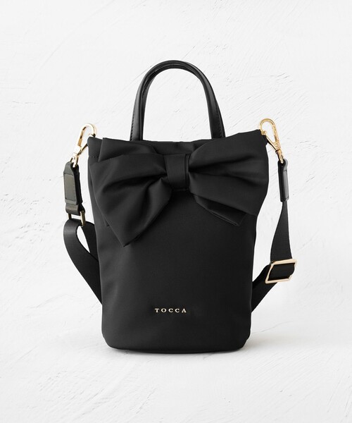 TOCCA トッカ　RIBBON KNOT ブラック　ボディバッグ RIBBON KNOT POCHETTE ポシェットバッグ / TOCCA | ファッション通販