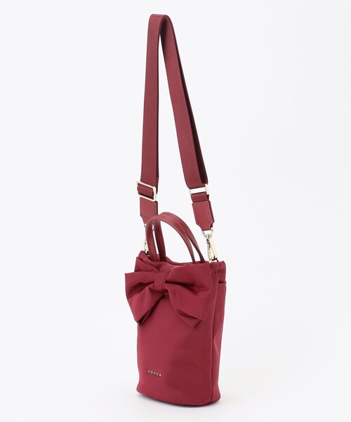 TOCCA(トッカ)の「RIBBON KNOT NYLON MULTI BAG ナイロンマルチバッグ(バックパック/リュック・レディース・レッド系/ベージュ系/ブラック系/ネイビー系/ライトグレー系・F)」の16枚目の写真