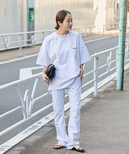 CHAMPION×JOURNAL STANDARD by HOLIDAY パンツ セール】【CHAMPION×JOURNAL STANDARD by HOLIDAY】フレアパンツ