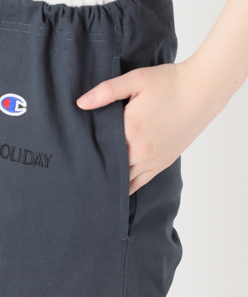 Champion（チャンピオン）の「【CHAMPION×JOURNAL STANDARD by HOLIDAY】フレアパンツ（その他パンツ・レディース・ネイビー/ピンク/ブラック/ピンク系その他/チャコールグレー・FREE）」の12枚目の写真
